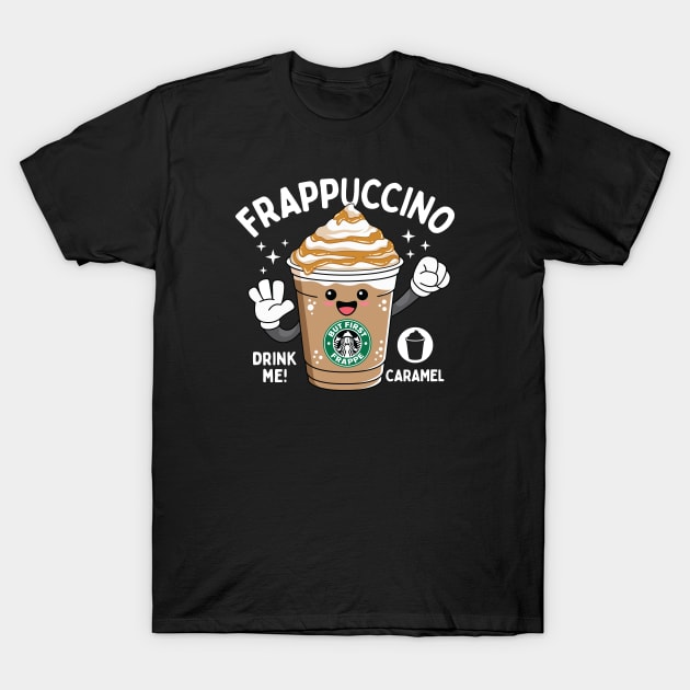 Caramel Blended Beverage for Coffee lovers T-Shirt by spacedowl